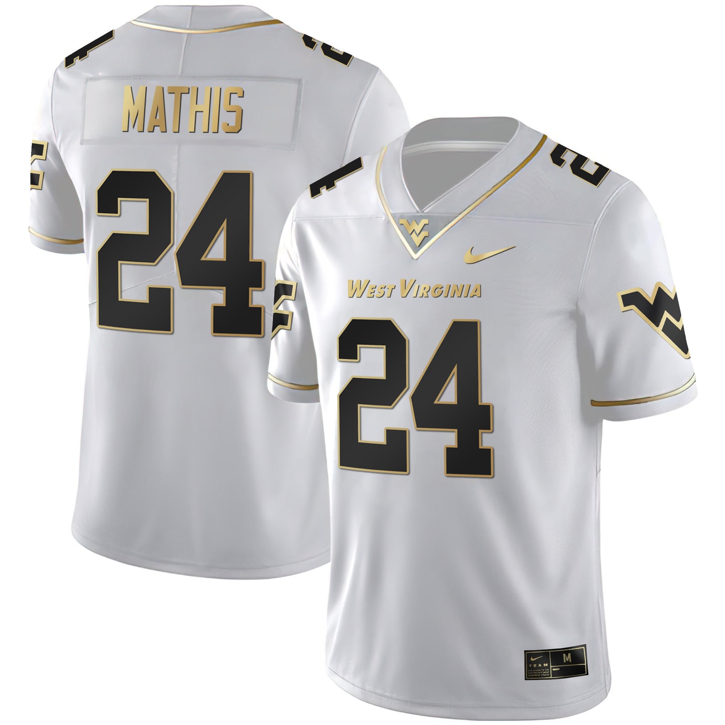 Mountaineers Black Limited & Gold Vapor Jersey - All Stitched