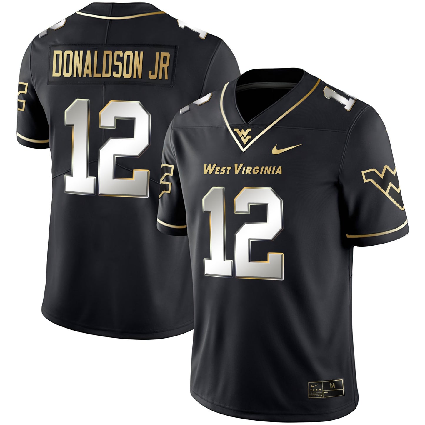 Mountaineers Black Limited & Gold Vapor Jersey - All Stitched