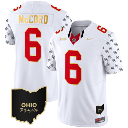 Ohio State Buckeyes 2023 Alternate Gold Jersey - Stitched