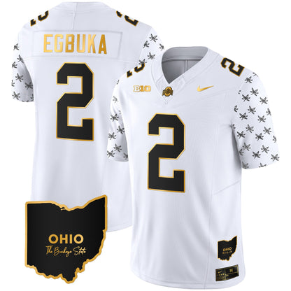 Ohio State Buckeyes 2023 Alternate Gold Jersey - Stitched