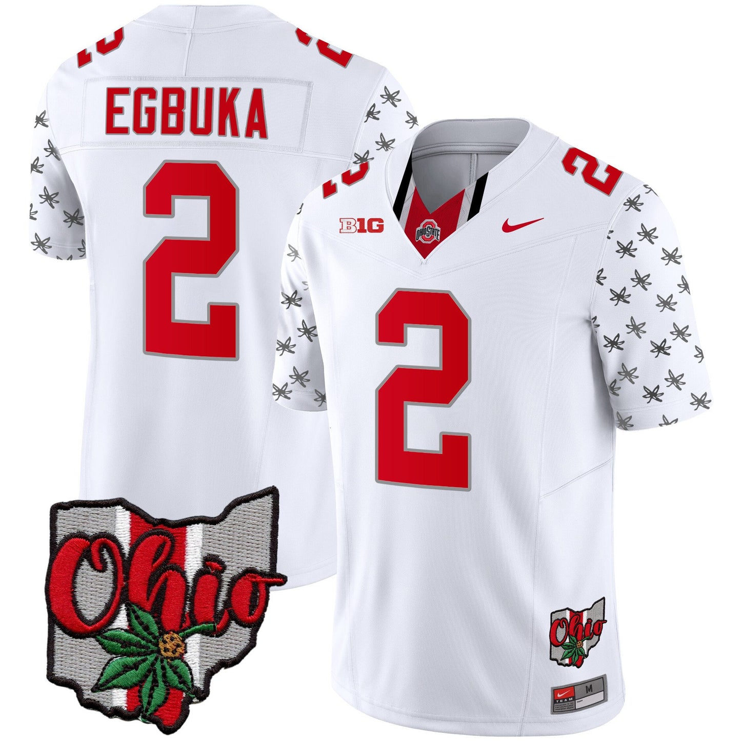 Ohio State Buckeyes 2023 Gray Alternate Jersey V2 - Stitched