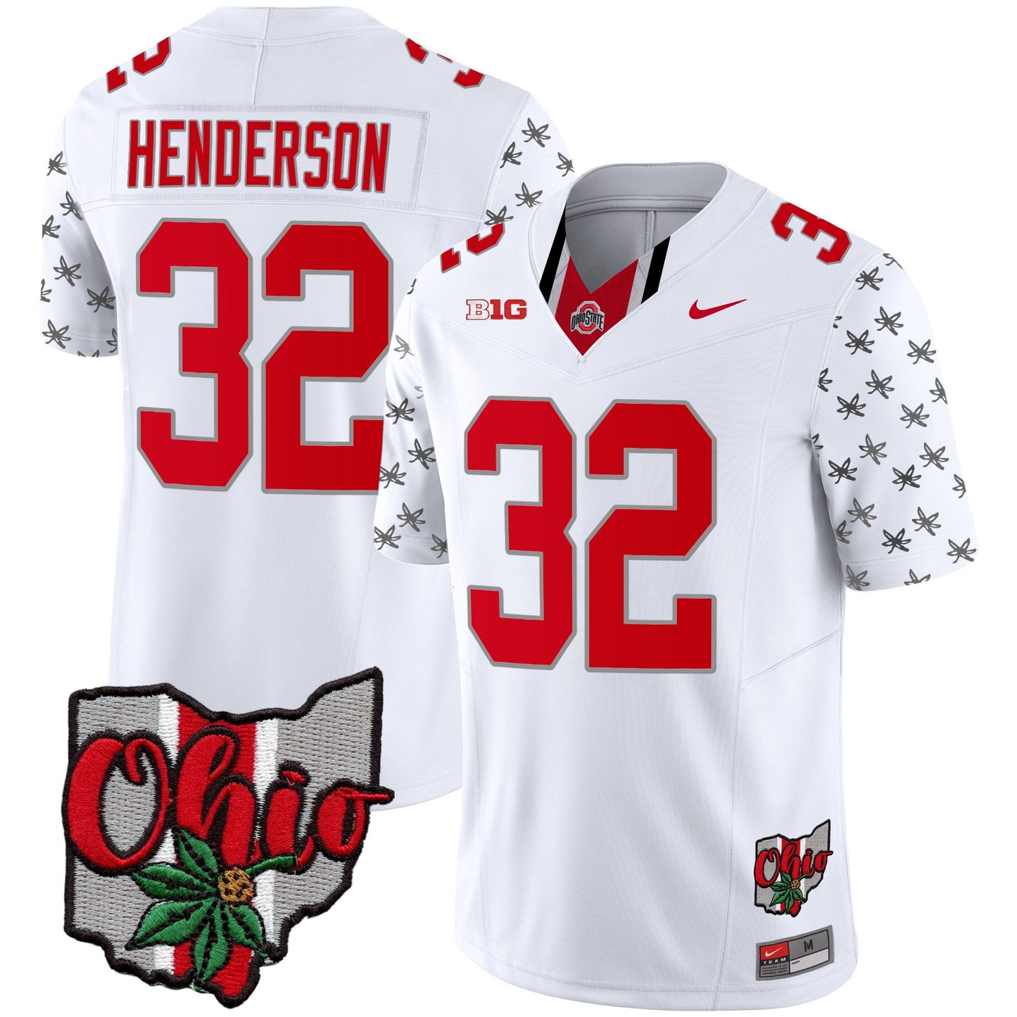 Ohio State Buckeyes 2023 Gray Alternate Jersey V2 - Stitched