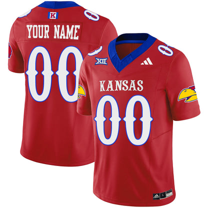 Kansas Jayhawks Blackhawk Vapor Limited Custom Jersey - All Stitched