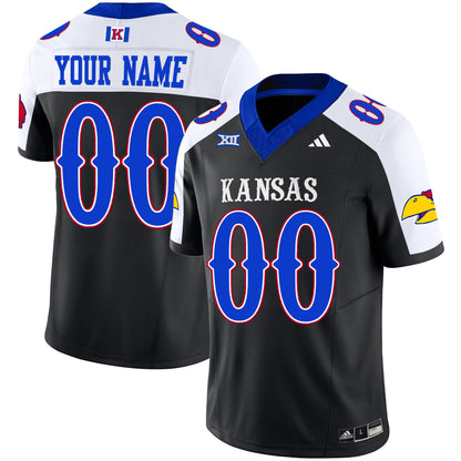 Kansas Jayhawks Blackhawk Vapor Limited Custom Jersey - All Stitched