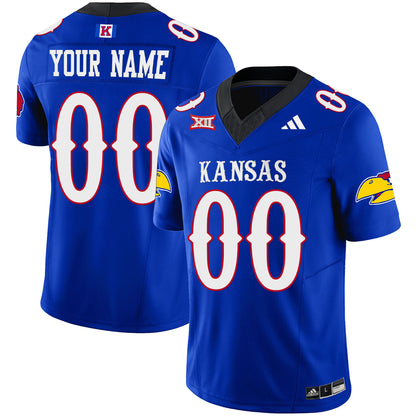 Kansas Jayhawks Blackhawk Vapor Limited Custom Jersey - All Stitched