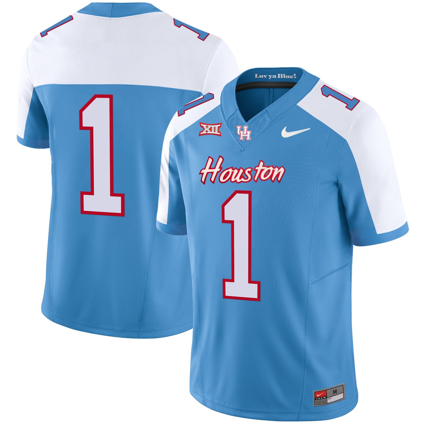 Houston Cougars 2023 Oilers Inspired Vapor Jersey V5 - All Stitched