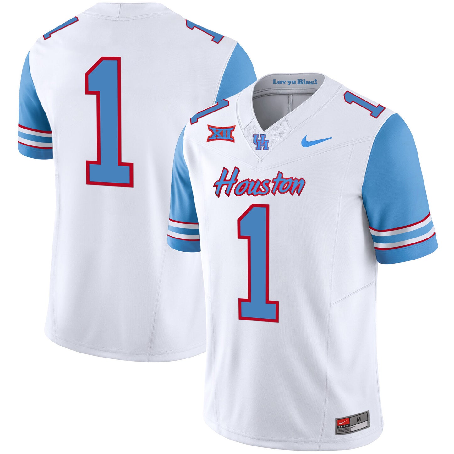 Houston Cougars 2023 Oilers Inspired Vapor Jersey V5 - All Stitched