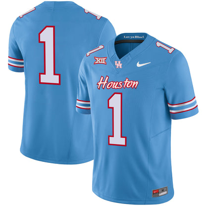 Houston Cougars 2023 Oilers Inspired Vapor Jersey V5 - All Stitched