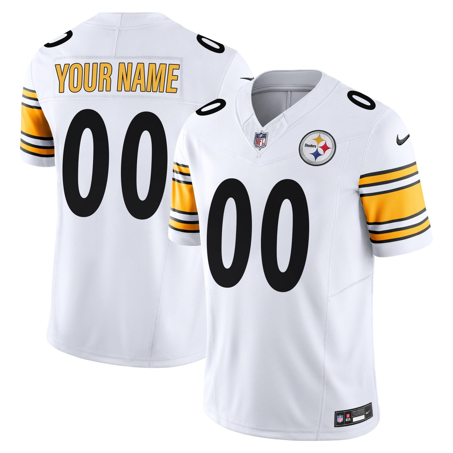 Steelers Vapor Limited Custom Jersey - All Stitched