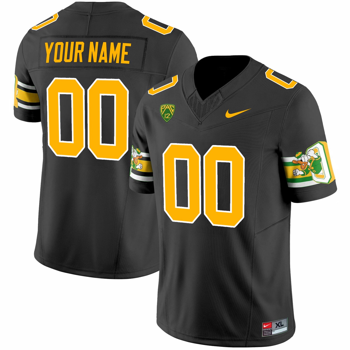 Oregon Ducks 'Mighty Oregon' 1984 Throwback Custom Jersey V2 - Stitched