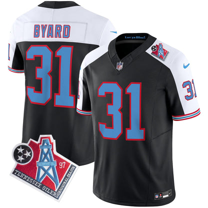 Titans 1997 Throwback Limited Vapor Jersey V2 - All Stitched