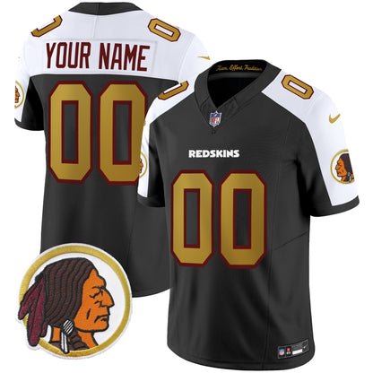 Washington Redskins Throwback Vapor Limited Custom Jersey - All Stitched