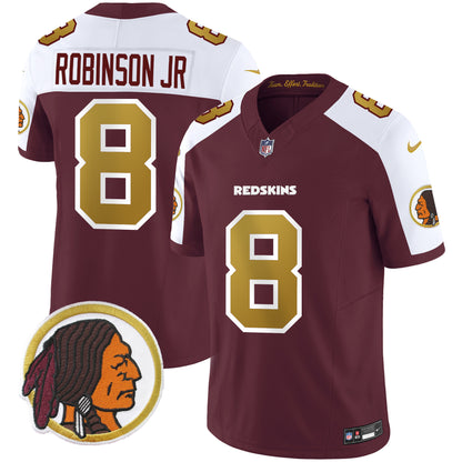 Washington Redskins Throwback Vapor Limited Jersey - All Stitched