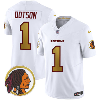 Washington Redskins Throwback Vapor Limited Jersey - All Stitched