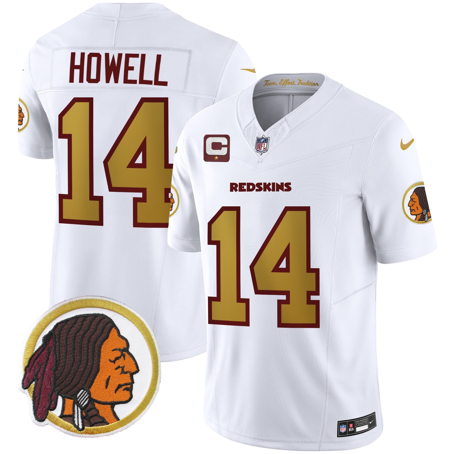 Washington Redskins Throwback Vapor Limited Jersey - All Stitched