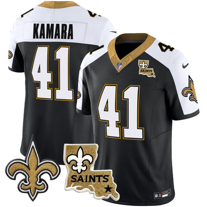 Saints Vapor Limited Jersey - New Orleans Patch - All Stitched