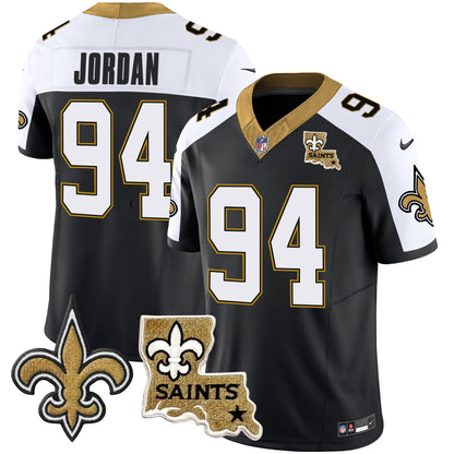 Saints Vapor Limited Jersey - New Orleans Patch - All Stitched