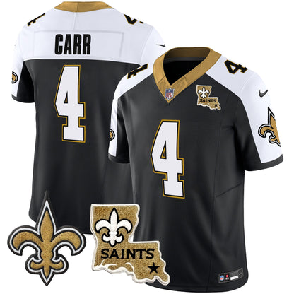 Saints Vapor Limited Jersey - New Orleans Patch - All Stitched