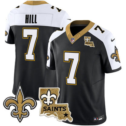 Saints Vapor Limited Jersey - New Orleans Patch - All Stitched