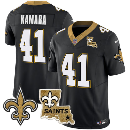 Saints Vapor Limited Jersey - New Orleans Patch - All Stitched