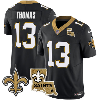 Saints Vapor Limited Jersey - New Orleans Patch - All Stitched