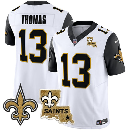 Saints Vapor Limited Jersey - New Orleans Patch - All Stitched