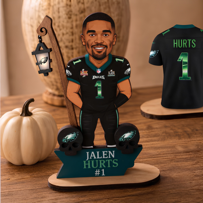 PHI Chrome Green Edition Jersey Wooden 2 Layers Standee