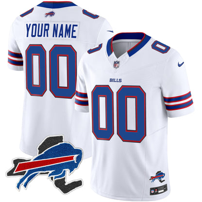 Bills New York Patch Vapor Limited Custom Jersey - All Stitched