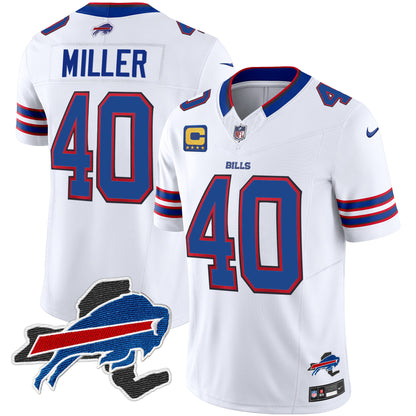 Bills New York Patch Vapor Limited Jersey - All Stitched