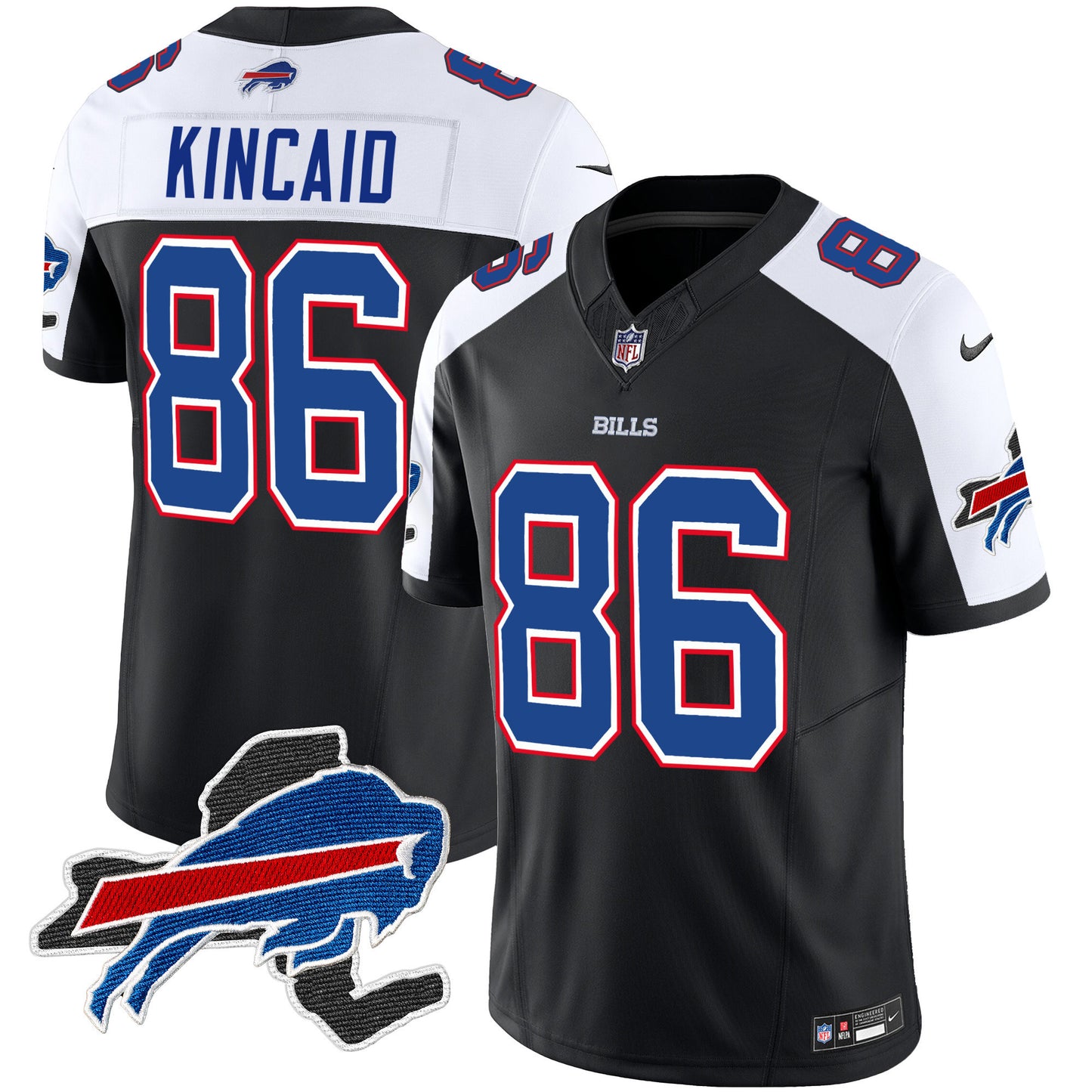 Bills New York Patch Vapor Limited Jersey - All Stitched