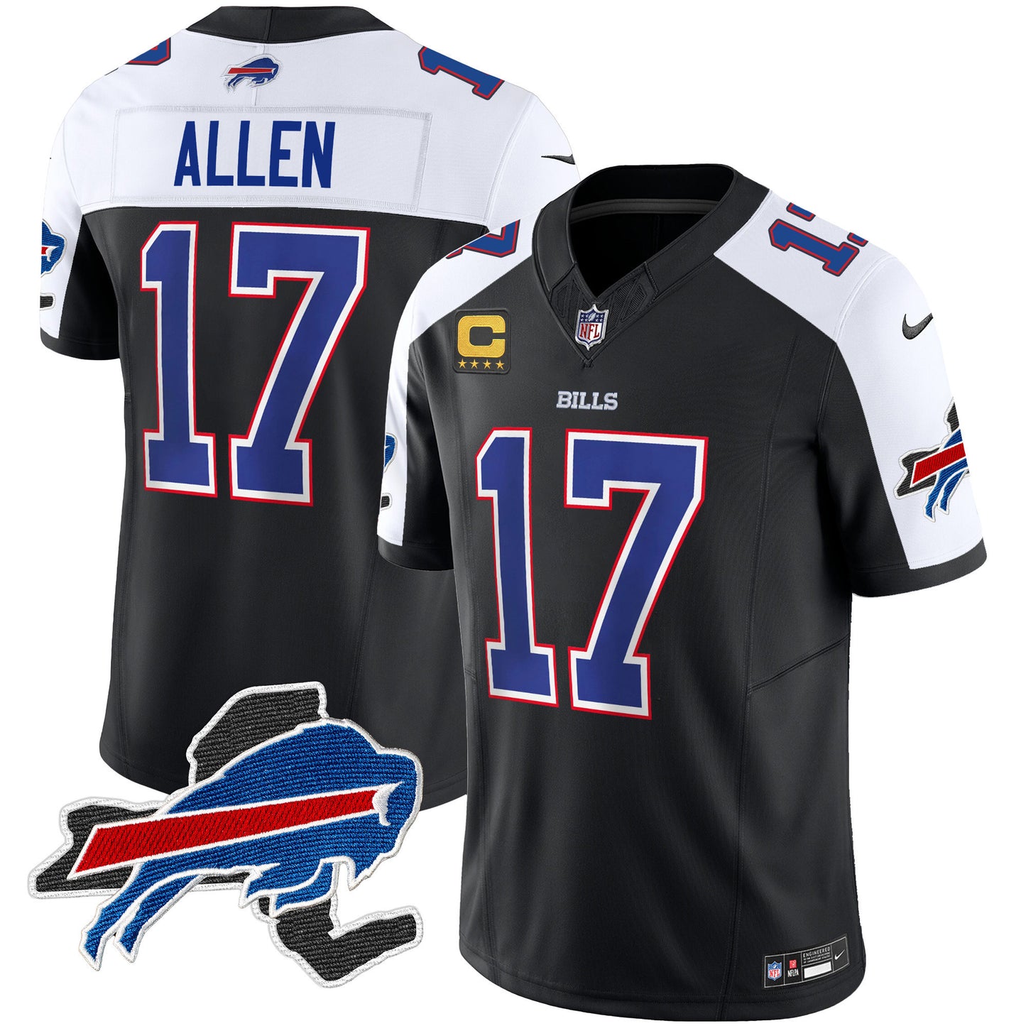 Bills New York Patch Vapor Limited Jersey - All Stitched