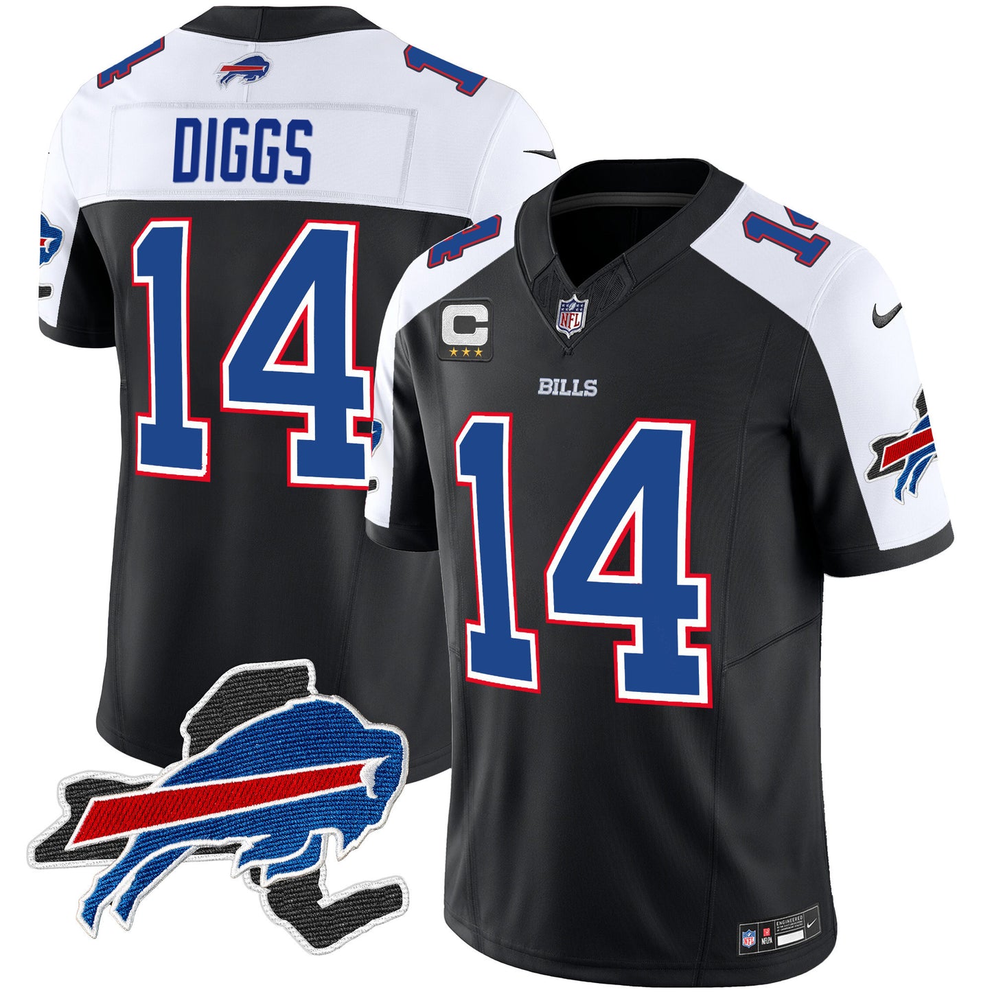 Bills New York Patch Vapor Limited Jersey - All Stitched