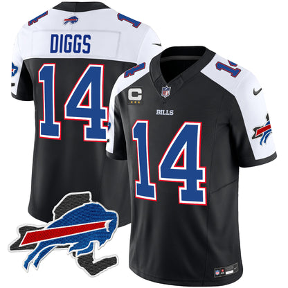 Bills New York Patch Vapor Limited Jersey - All Stitched