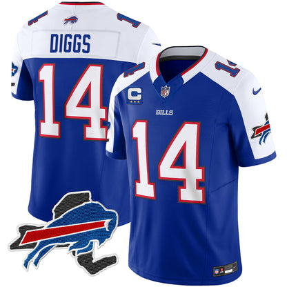 Bills New York Patch Vapor Limited Jersey - All Stitched