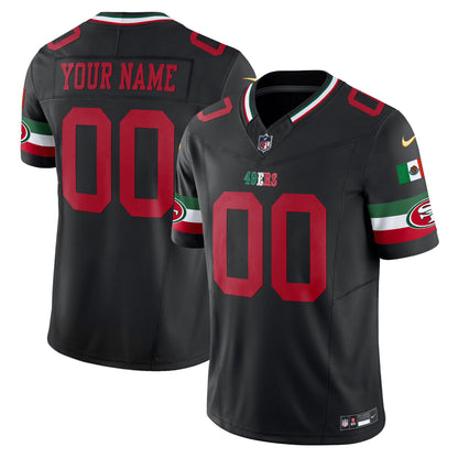 49ers Mexico Vapor Custom Jersey V2 - All Stitched