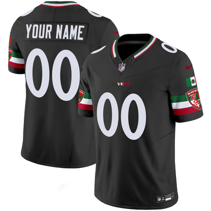 Ravens Mexico Vapor Limited Custom Jersey - All Stitched