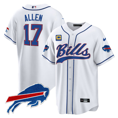 Buffalo Bills Baseball Jersey - All Stitched