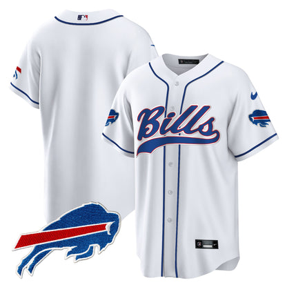 Buffalo Bills Baseball Jersey - All Stitched