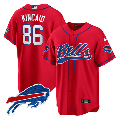 Buffalo Bills Baseball Jersey - All Stitched