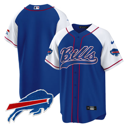 Buffalo Bills Baseball Jersey - All Stitched