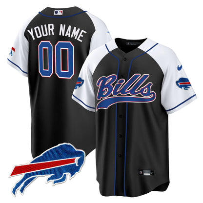 Buffalo Bills Baseball Custom Jersey - All Stitched