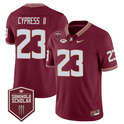 Florida State Seminoles Scholar Patch Vapor Limited Jersey- All Stitched