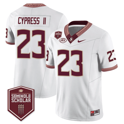 Florida State Seminoles Scholar Patch Vapor Limited Jersey- All Stitched