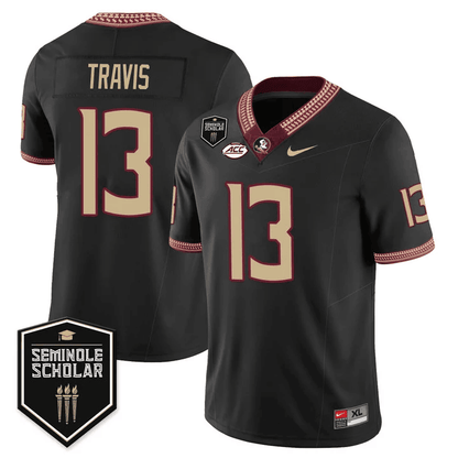 Florida State Seminoles Scholar Patch Vapor Limited Jersey- All Stitched