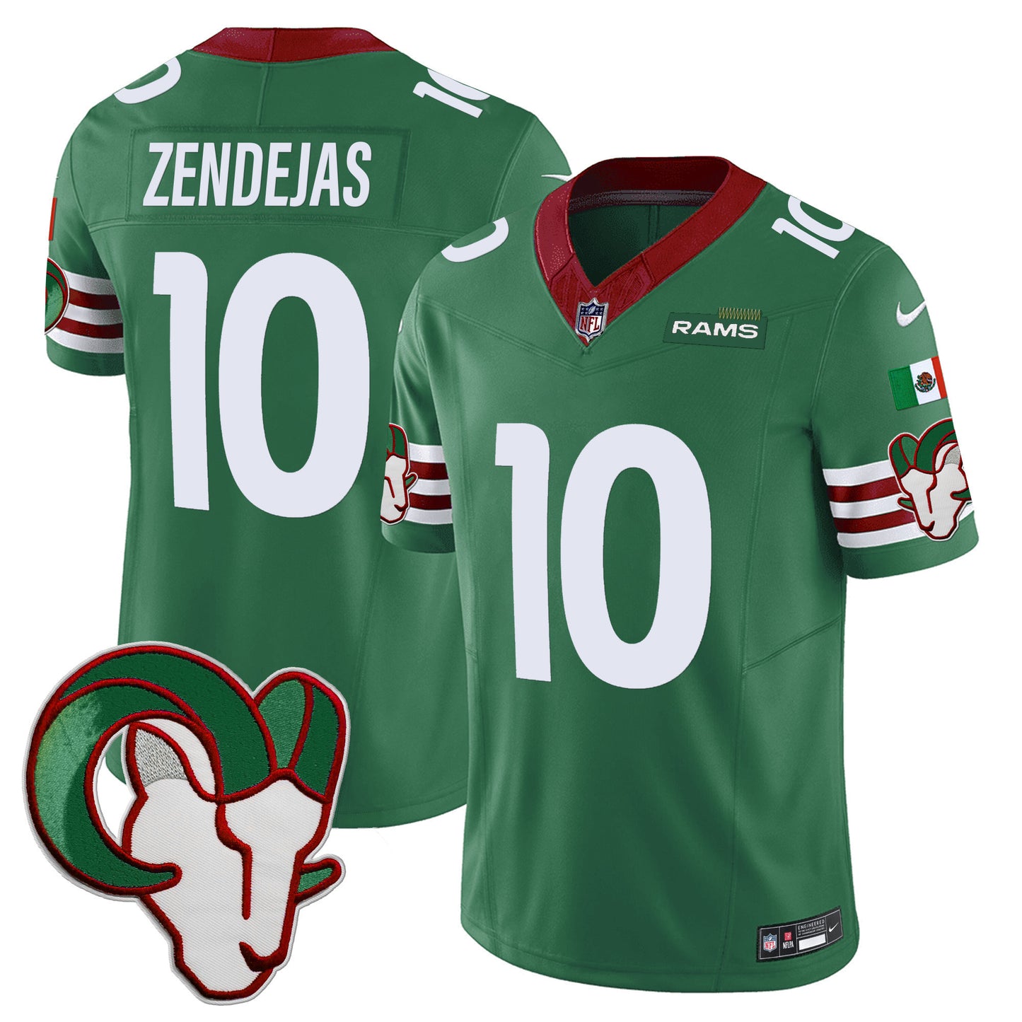 Rams Mexico Vapor Limited Jersey - All Stitched