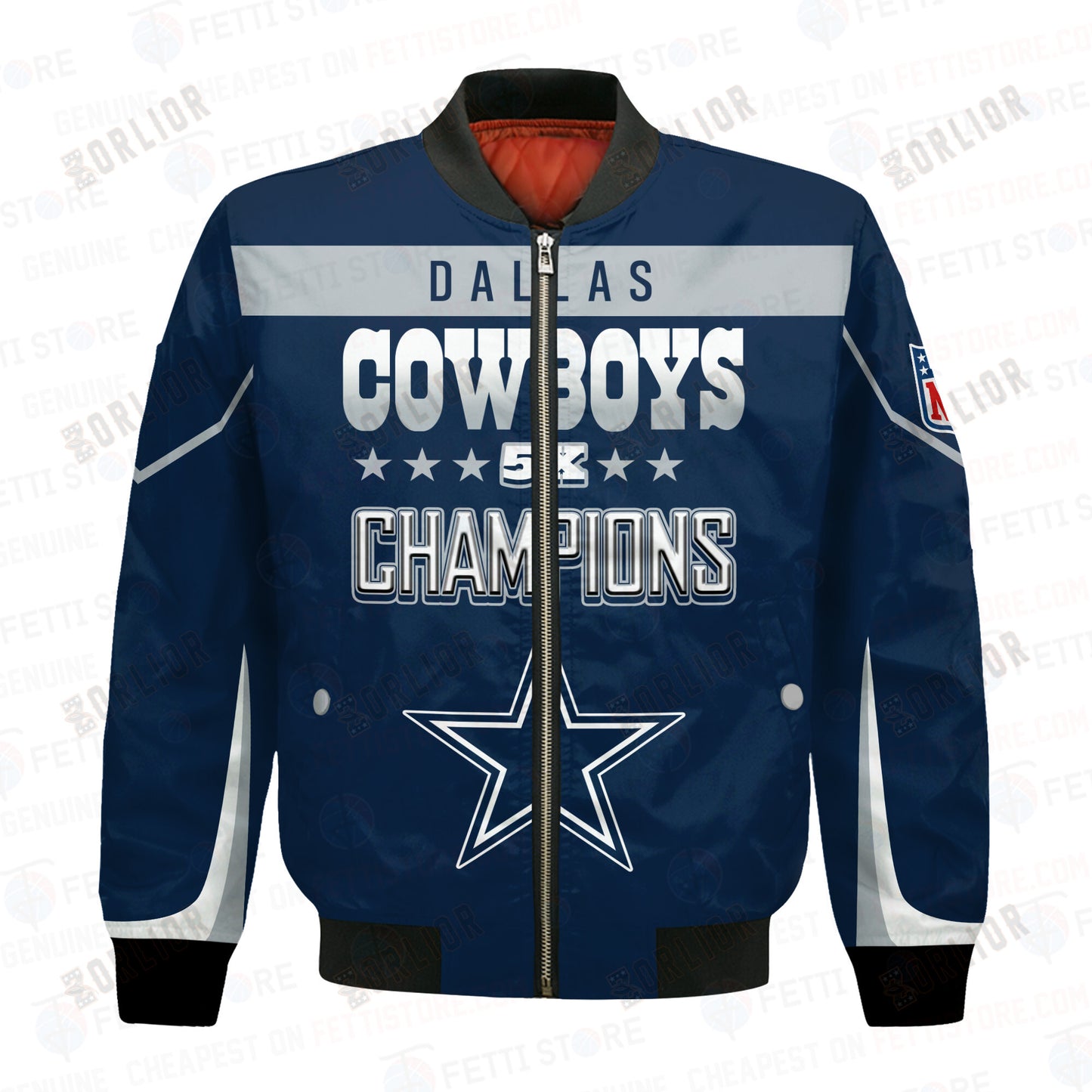 Dallas Cowboys 5X Super Bowl Champions Unisex Bomber Jacket