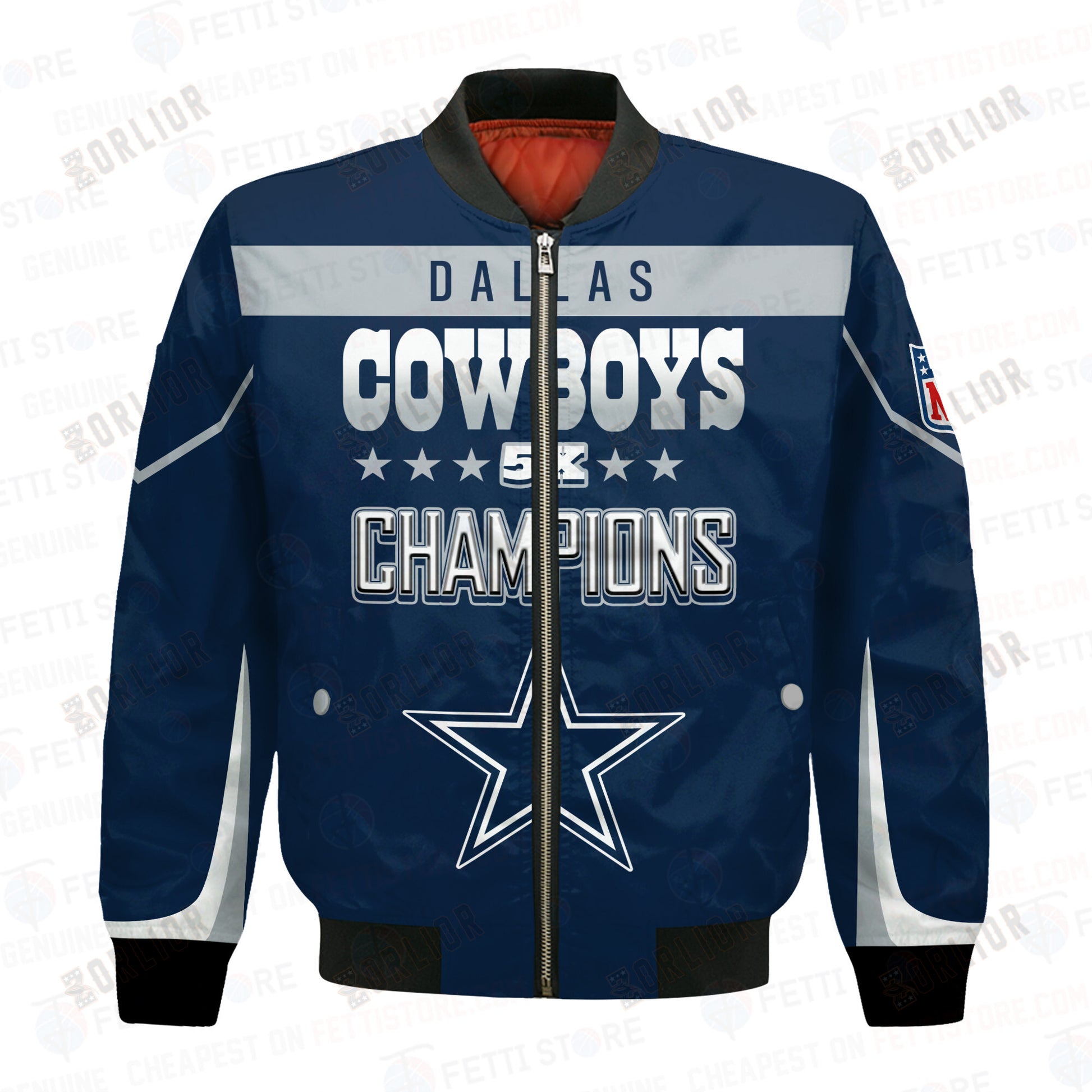 Dallas Cowboys 5X Super Bowl Champions Unisex Bomber Jacket