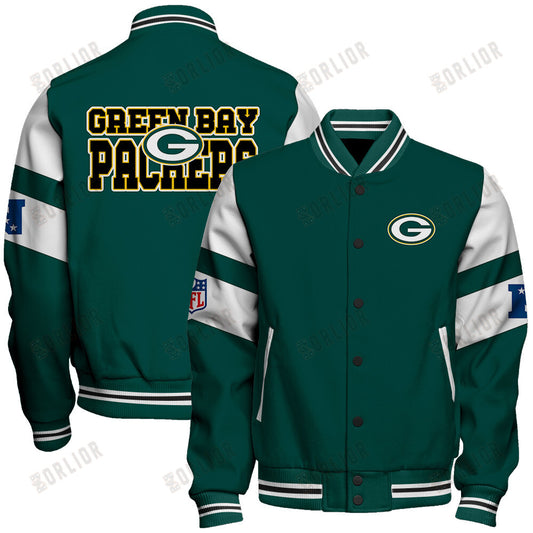 Green Bay Packers  2024 National Football Conference Unisex Varsity Jacket V11