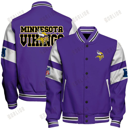 Minnesota Vikings  2024 National Football Conference Unisex Varsity Jacket V11