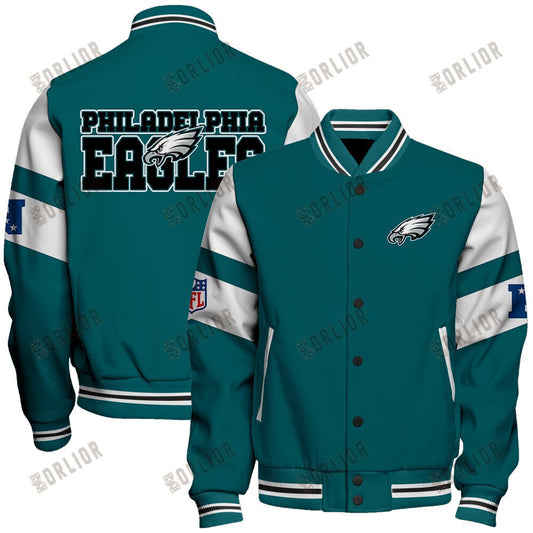 Philadelphia Eagles  2024 National Football Conference Unisex Varsity Jacket V11